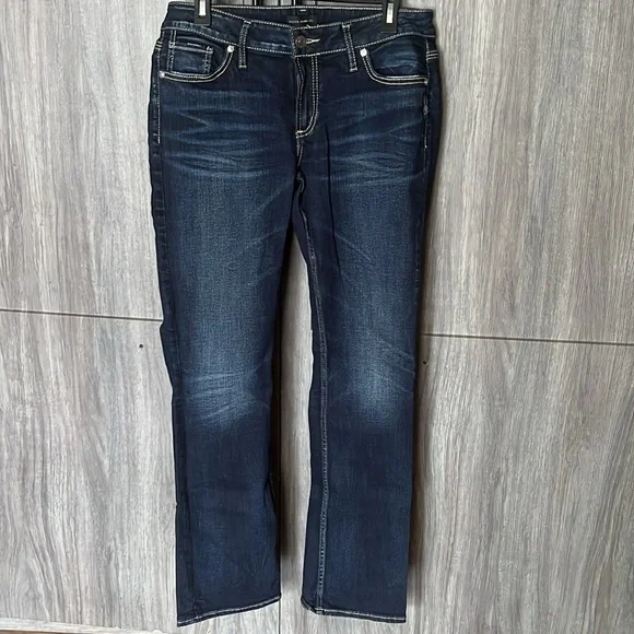 Silver Jeans Elyse blue jeans - Picture 4 of 16